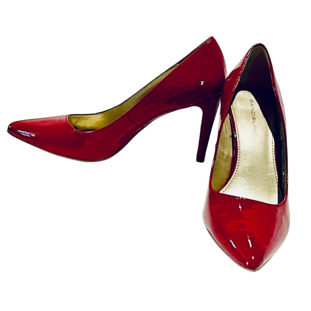 BANDOLINO Red Heels Size 7.5